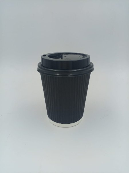 كاسات كرتون ربل مع غطاء 4oz